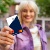 Woman showing MyFlex Credit Card